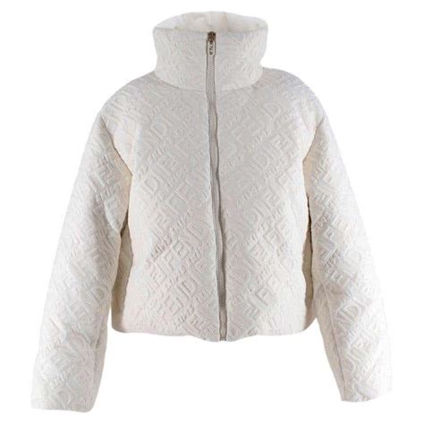 fendi white coat|fendi coats on sale.